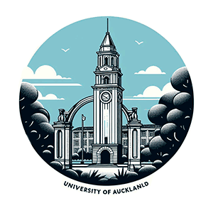 Таким ИИ видит университет  Окленда.